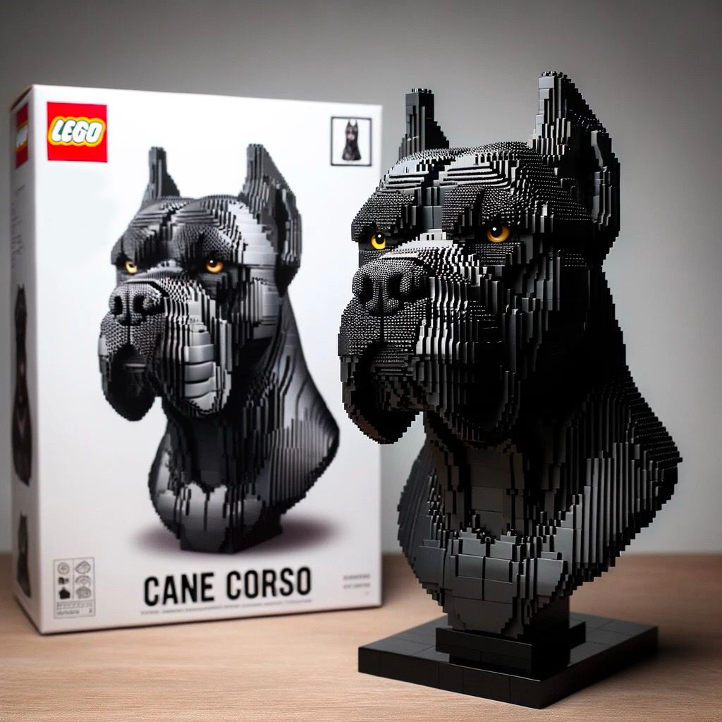 LEGO DOG BUILDING BLOCKS