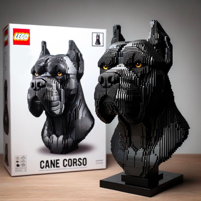 LEGO DOG BUILDING BLOCKS