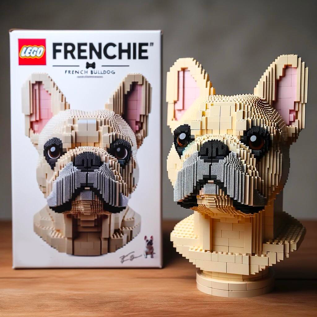 LEGO DOG BUILDING BLOCKS