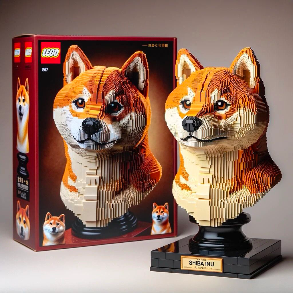 LEGO DOG BUILDING BLOCKS