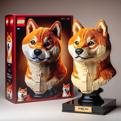 LEGO DOG BUILDING BLOCKS