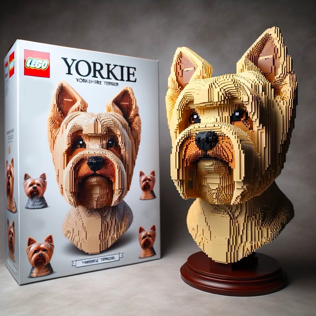 LEGO DOG BUILDING BLOCKS