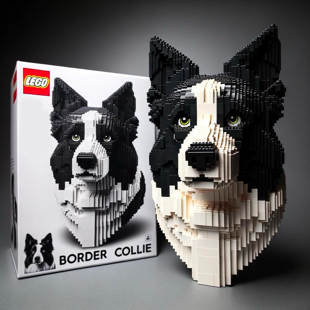 LEGO DOG BUILDING BLOCKS