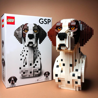 LEGO DOG BUILDING BLOCKS