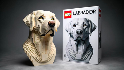 LEGO DOG BUILDING BLOCKS