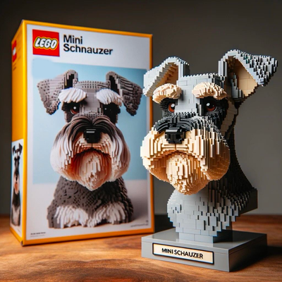 LEGO DOG BUILDING BLOCKS