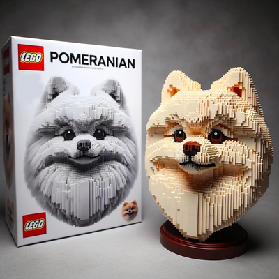 LEGO DOG BUILDING BLOCKS