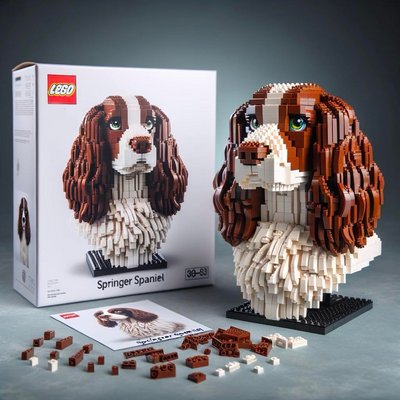 LEGO DOG BUILDING BLOCKS